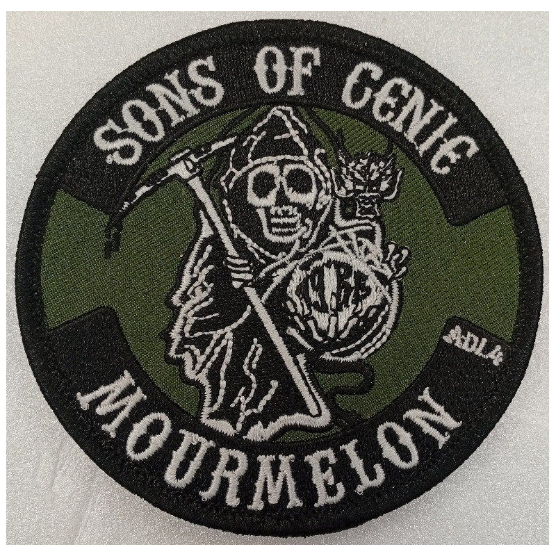 Ecusson velcro "Sons of Génie" Mourmelon ADI 4 - 51ème Compagnie d'Appui au Déploiement Lourd du 19ème Régiment du Génie