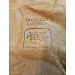 Gilet de sauvetage gonflable complet RFD Type 69 Armée de l'Air Française - 1965