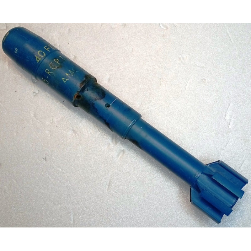 Grenade à Fusil d'Exercice 40mm Modèle F1 tirée Armée Française - 1968