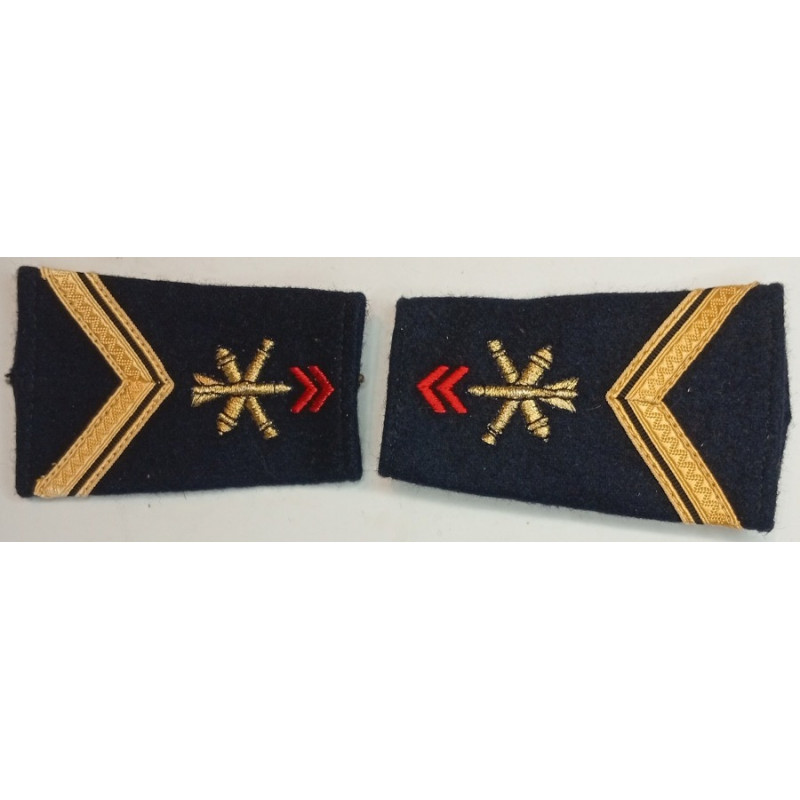 Paire de fourreaux d'épaule de Maréchal-des-logis Engagé Volontaire Artillerie