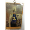 Portrait sous verre dans présentoir d'Officier Prussien - Allemand WW1