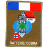 Patch Batterie COBRA du 1er Régiment d'Artillerie dans l'Opération DAMAN XXIX du 501° Régiment  de Chars de Combat - OPEX LIBAN