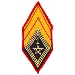 Losange de bras de Caporal Engagé Volontaire du 1er Régiment de Spahis