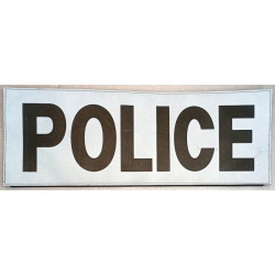 Bandeau velcro dorsal rétroréfléchissant "POLICE" Police Nationale