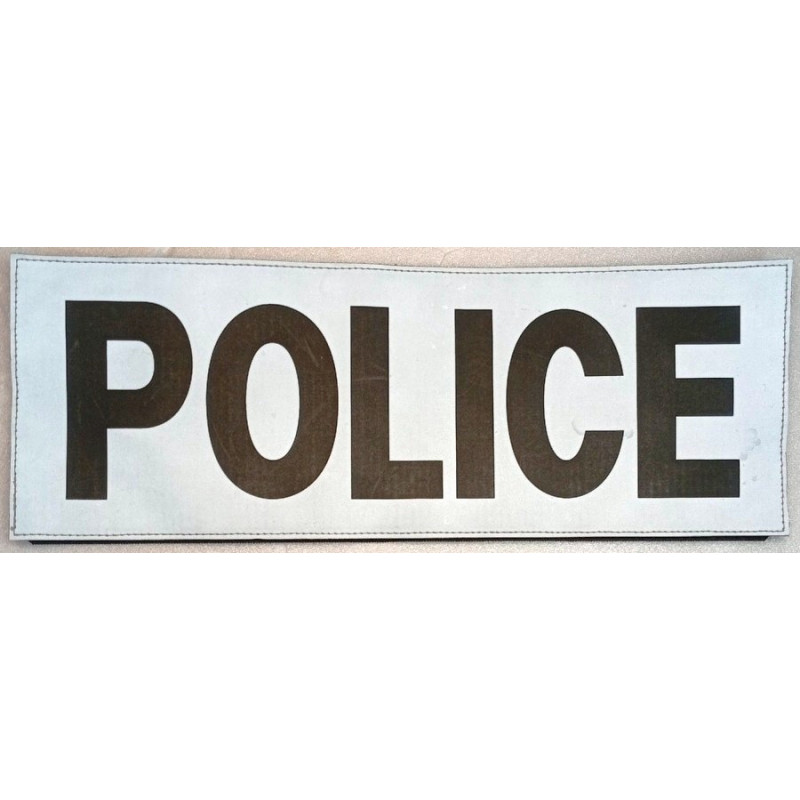 Bandeau velcro dorsal rétroréfléchissant "POLICE" Police Nationale Bandeau velcro dorsal rétroréfléchissant "POLICE" Police Nationale