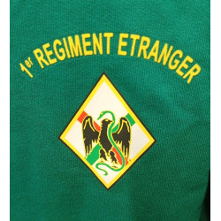 Sweat-shirt de sport Vert 1er Régiment Etranger - Légion Etrangère - NEUF
