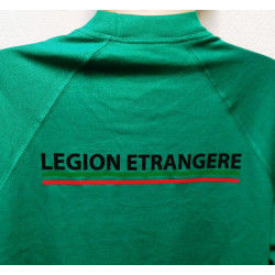 Sweat-shirt de sport Vert 1er Régiment Etranger - Légion Etrangère - NEUF