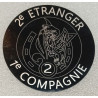 Disque plastique : 2ème Régiment Etranger d'Infanterie - 1ère Compagnie NEUF