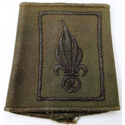 Fourreau d'épaule compagnie 2ème Régiment Etranger d'Infanterie Listel noir - Légion Etrangère Nimes - JUS de PORT