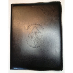 Porte bloc-note en cuir Format A4 "Les Sous-Officiers 1er Régiment Etranger" - Légion Etrangère - NEUF