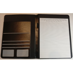 Porte bloc-note en cuir Format A4 "Les Sous-Officiers 1er Régiment Etranger" - Légion Etrangère - NEUF