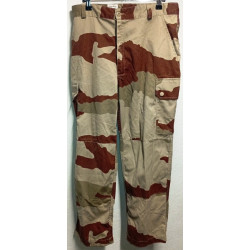 Pantalon Modèle F2 camouflage Désert Armée Française sans élastiquage Occasion