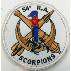 Ecusson velcro 1ère Batterie / Scorpions du 54ème Régiment d'Artillerie