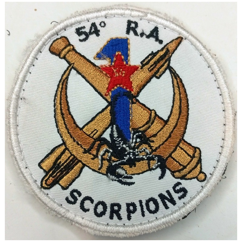 Ecusson velcro 1ère Batterie / Scorpions du 54ème Régiment d'Artillerie