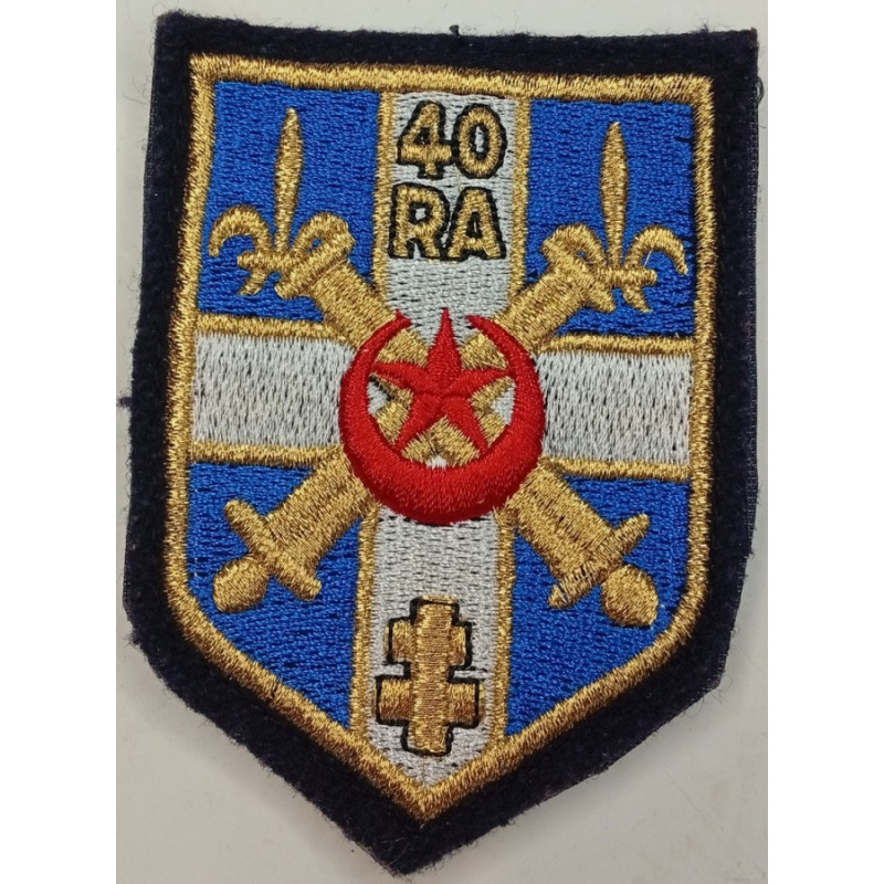 Ecusson velcro 40ème Régiment d'Artillerie