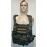 Gilet Chest Rig Porte-plaque balistique ventral kaki DEFCON5 + ses équipements Molle