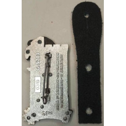 339ème Promotion ENSOA: Adjudant-chef Techer - 17ème Régiment du Génie Parachutiste - Matriculé sur cuir