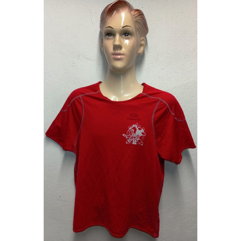 Tee-Shirt Rouge en Baumwolle 2ème Batterie du 1er régiment d'Artillerie - Les Rapaces - Occasion