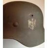 Casque Heer Wehrmacht Modèle 1935 un insigne bétonné 40 - Jus intouché WW2