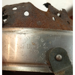 Casque Heer Wehrmacht Modèle 1935 un insigne bétonné 40 - Jus intouché WW2