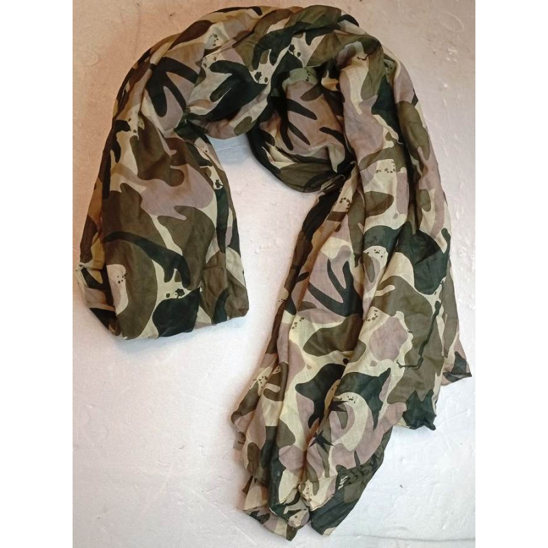 Chèche de combat camouflée "Solidarité Défense" Armée française