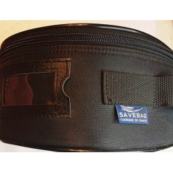 Porte-képi noir capitonné Savebag