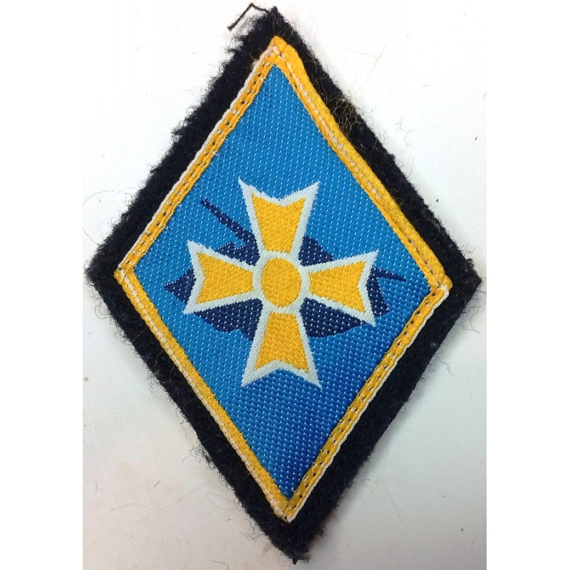 Ecusson 1ère Division Blindée fond feutre à crochets