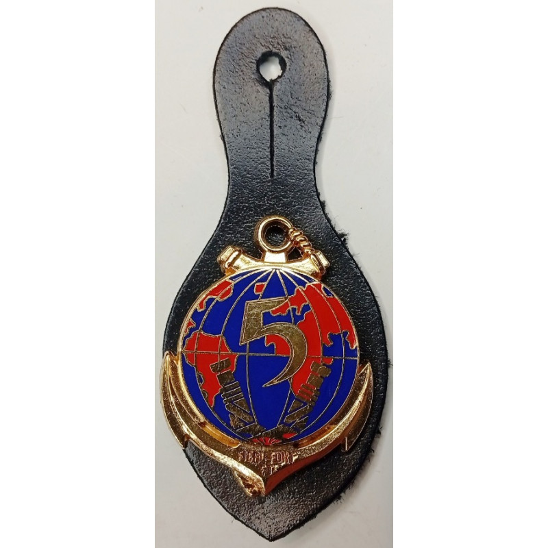 5ème Régiment Inter Armes d'Outre-Mer sur Cuir (Del)