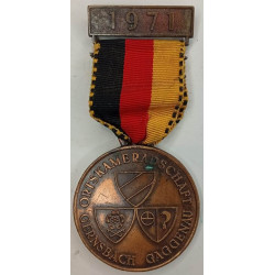 Médaille de Marche de l'Association Locale des Réservistes de la Bundeswehr de Gernsbach Gaggenau - 1971