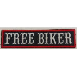 Patch de Gilet de Motard : Free Biker