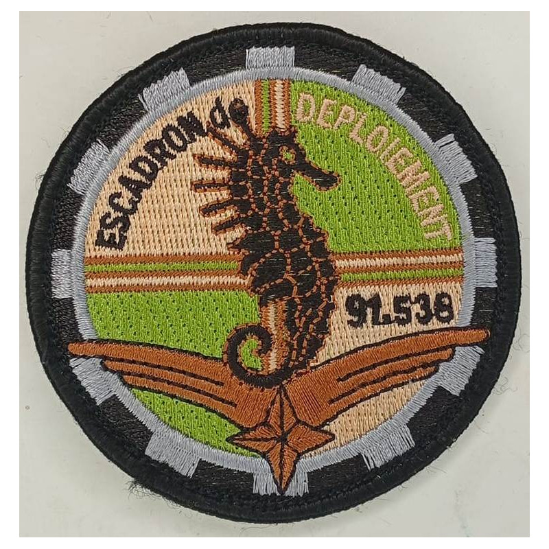 Ecusson velcro Escadron de Déploiement 91.538 - Armée de l'Air