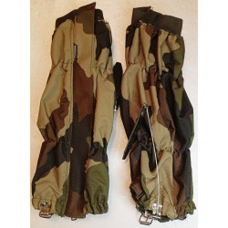 Paire de Guêtres imperméables camouflée Centre-Europe Percussion NEUVE
