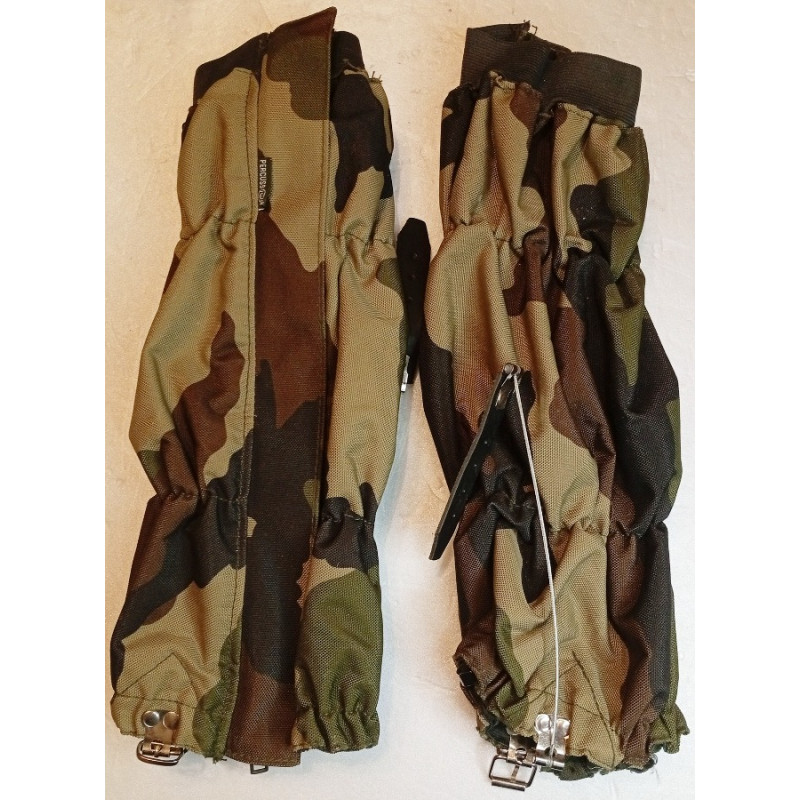 Paire de Guêtres imperméables camouflée Centre-Europe Percussion NEUVE