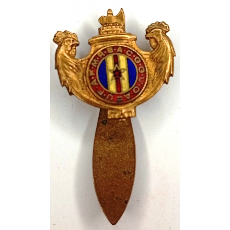 Insigne de l'U.F.A.F.M.R.B.A.C.G.G.V.O.A. - Boutonnière en émail / Guerre 14/18