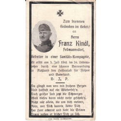 Avis de Décès : Caporal Compagnie Sanitaire Franz Kindl