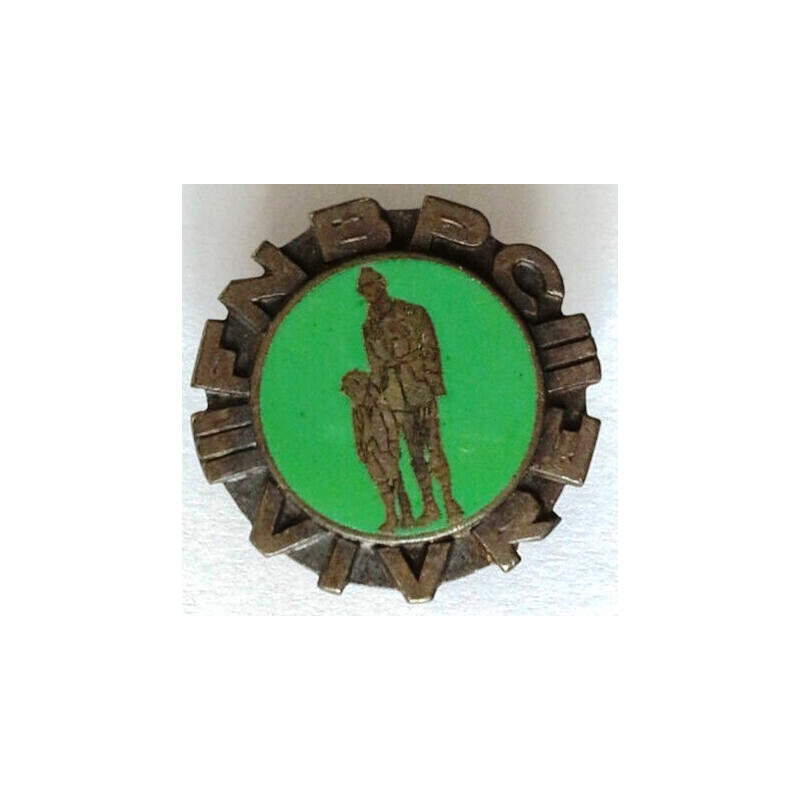 Insigne de la Fédération Nationale des Blessés des Poumons Combattants - Boutonnière en émail / Guerre 14/18