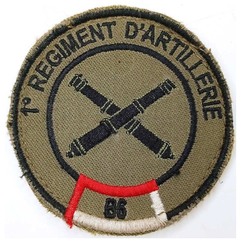 Insigne velcro rond 1er Régiment d'Artillerie - 6ème Batterie / COBRA