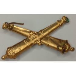 Insigne Artillerie mate pour Calot de Traditions (P.R.)