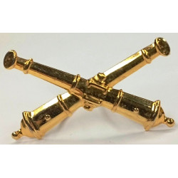 Insigne Artillerie doré pour Calot de Traditions (P.R.)