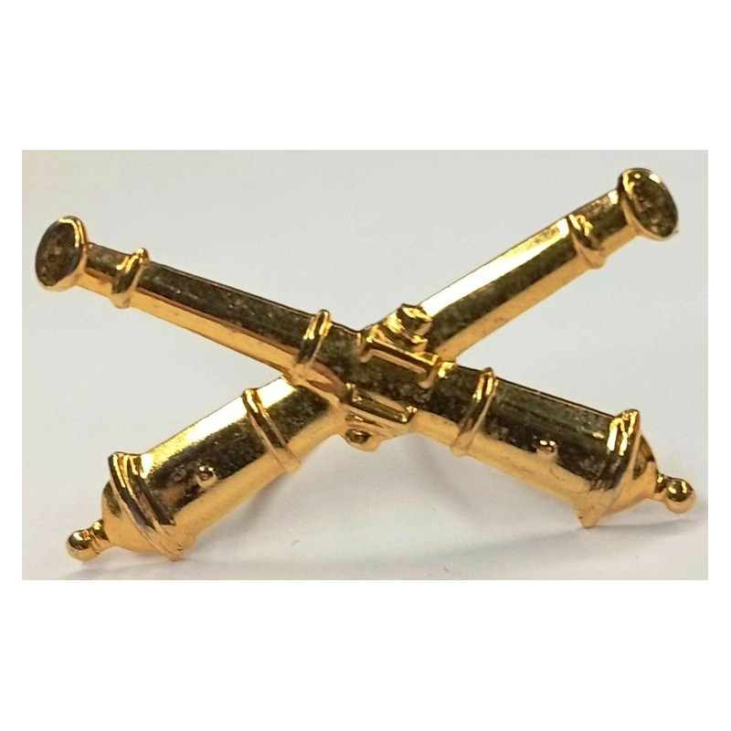 Insigne Artillerie doré pour Calot de Traditions (P.R.)