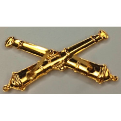Insigne Artillerie doré pour Calot de Traditions (P.R.)
