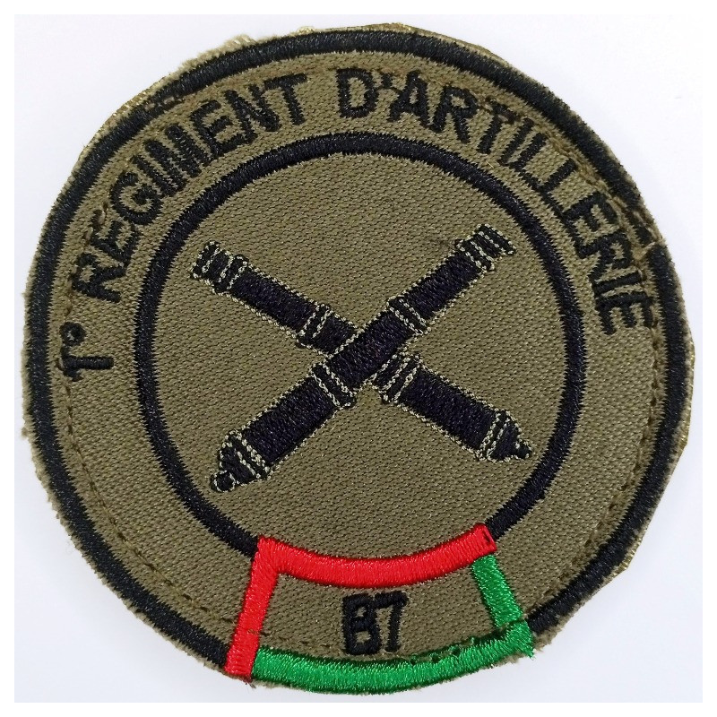 Insigne velcro rond 1er Régiment d'Artillerie - 7ème Batterie / COBRA