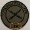 Insigne velcro rond 1er Régiment d'Artillerie - Etat-Major