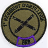 Insigne velcro rond 1er Régiment d'Artillerie - Batterie de Renseignement de Brigade / BRB