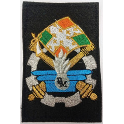 Ecusson brodé velcro du 1er Régiment d'Artillerie - Batterie de Maintenance / BM