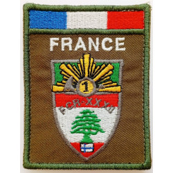 Patch velcro du 1er Régiment de Chasseurs - Opération DAMAN XXXII - OPEX Guerre du LIBAN (1)
