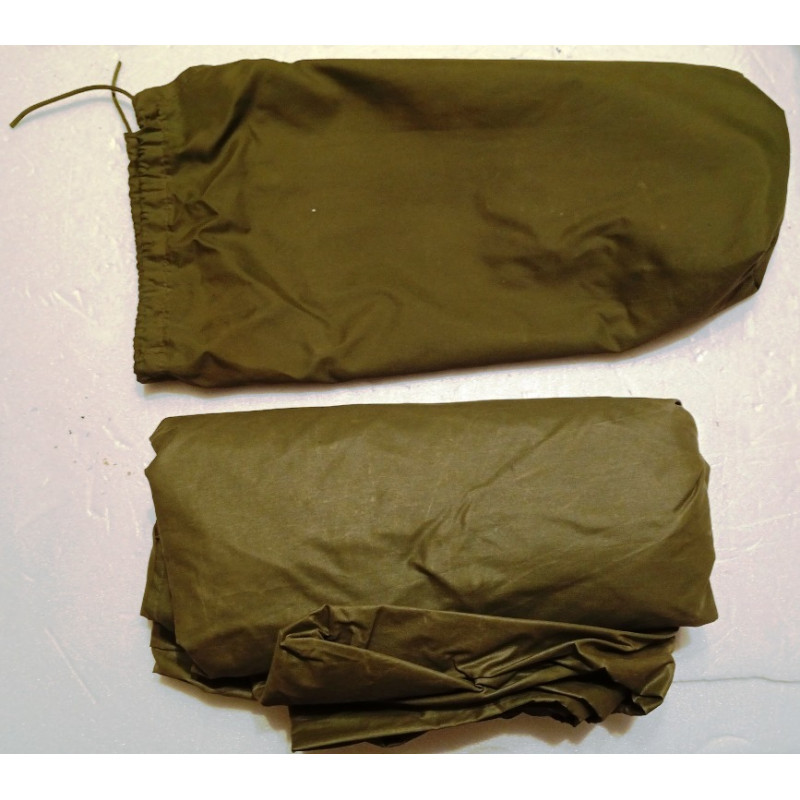 Sur-toit imperméable dans sa housse de transport pour Tente biplace Modèle F1 Armée Française