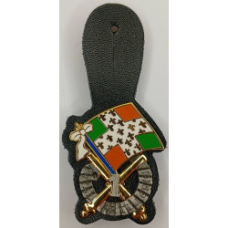 1er Régiment d'Artillerie sur cuir rejeté - exemplaire unique (Dus)