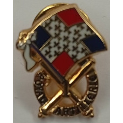 Réduction Pin's de Calot de l'insigne du 1er régiment d'Artillerie (S) (2)