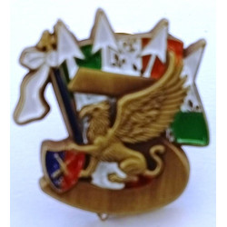 Réduction Pin's de Calot de l'insigne du 1er régiment d'Artillerie - 3ème Batterie (GLF)